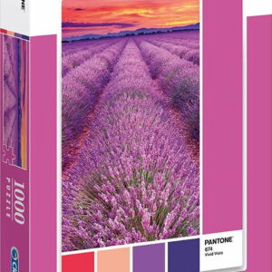 clementoni, pantone, vivid viola, puzzle, unisex, 1000 pcs