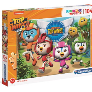 clementoni, top wing, puzzle, 27128, unisex, 5+ years, 104