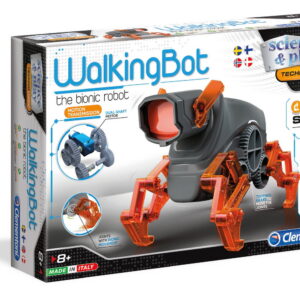 clementoni, walking bot , construction set, 75039, for boys, 8+ years