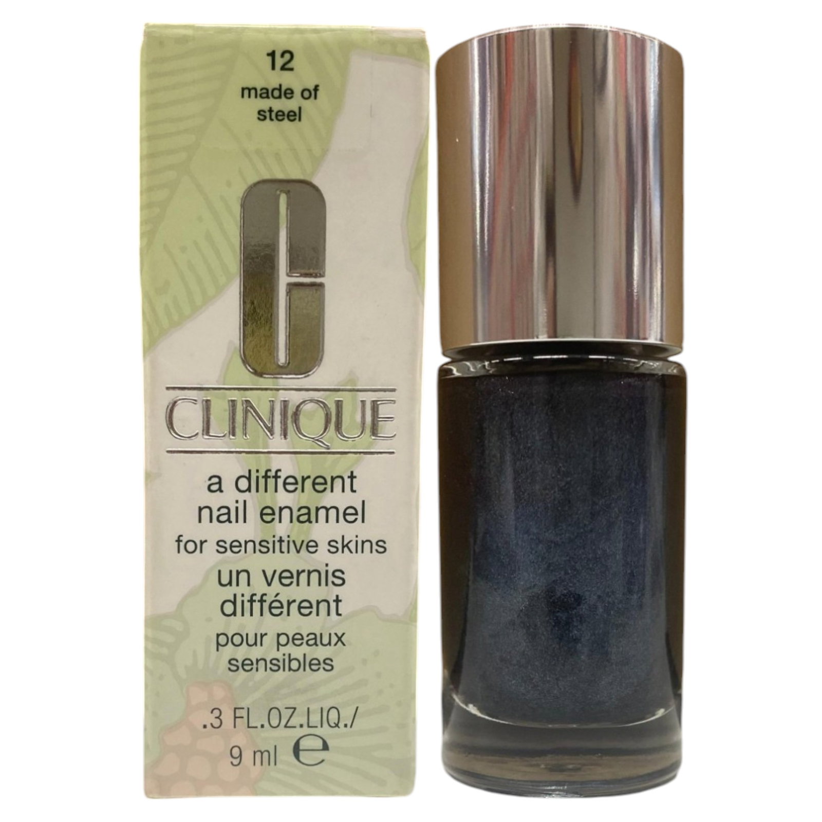 clinique, a different nail enamel, colour corrector, nail polish, 12, made of steestee lauder, 9 ml clinique, a different nail enamel, colour corrector, nail polish, 12, made of steestee lauder, 9 ml