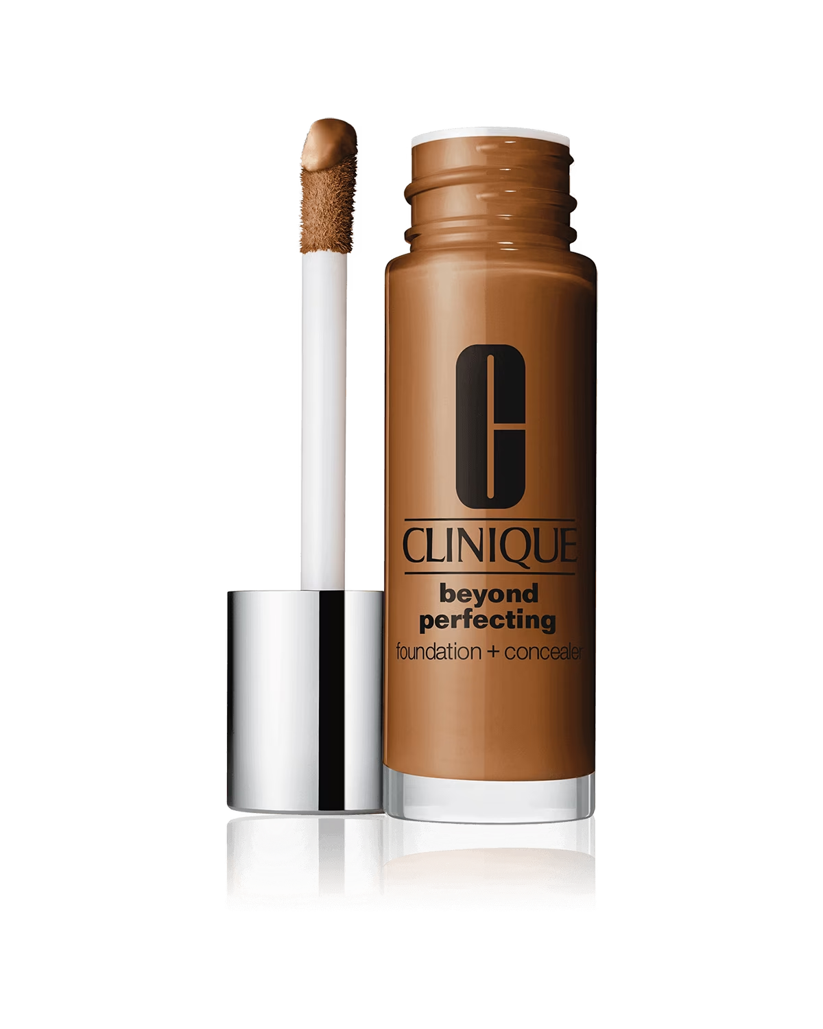 clinique, beyond perfecting, paraben free, matte finish, liquid foundation & concealer 2 in 1, 28, clove, 30 ml clinique, beyond perfecting, paraben free, matte finish, liquid foundation & concealer 2 in 1, 28, clove, 30 ml