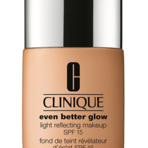 clinique, even better glow, light reflecting, liquid foundation, wn 54, honey wheat, spf 15, 30 ml