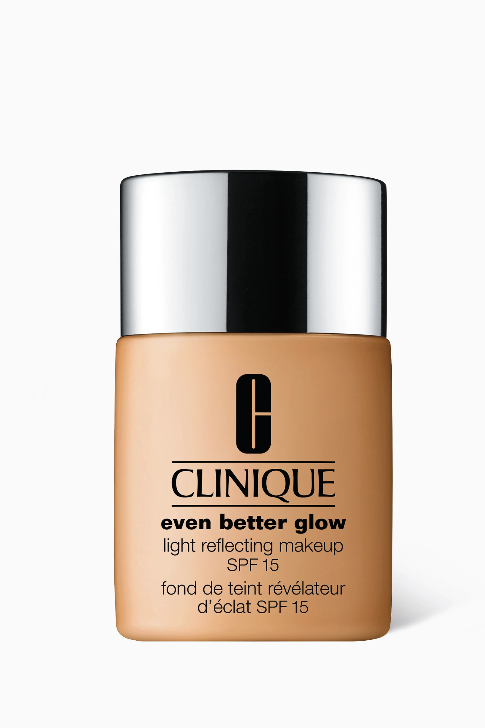 clinique, even better glow, light reflecting, liquid foundation, wn 68, brulee, spf 15, 30 ml clinique, even better glow, light reflecting, liquid foundation, wn 68, brulee, spf 15, 30 ml