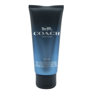 coach, blue, shower gel, beard & hair, 100 ml