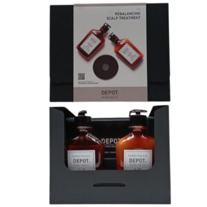 consumer kit a set depot: 100 hair cleansing no. 102, botanical complex, hair shampoo, anti dandruff & sebum control, 250 ml + 100 hair cleansing no. 107, kaolin, hair shampoo, for regulation of excessive sebum, 250 ml