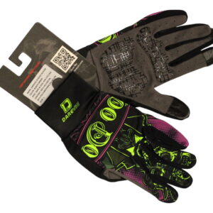 darevie, darevie, for cycling, synthetic gloves, black/green, dvg003, unisex