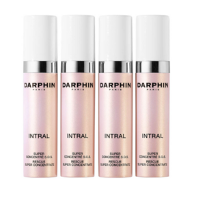 set, darphin, intral rescue, vitamin e, soothe/stabilize & strengthen, concentrate, for face, 4 pcs, 7 ml