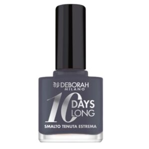 deborah, 10 days long, nail polish, en888, light grey, 11 ml
