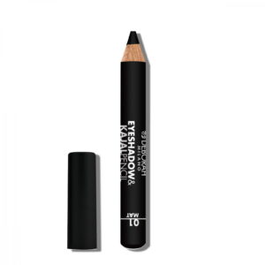 deborah, deborah, blending, matt, eyeshadow & kajal eyeliner 2 in 1, 01, black, 2 g