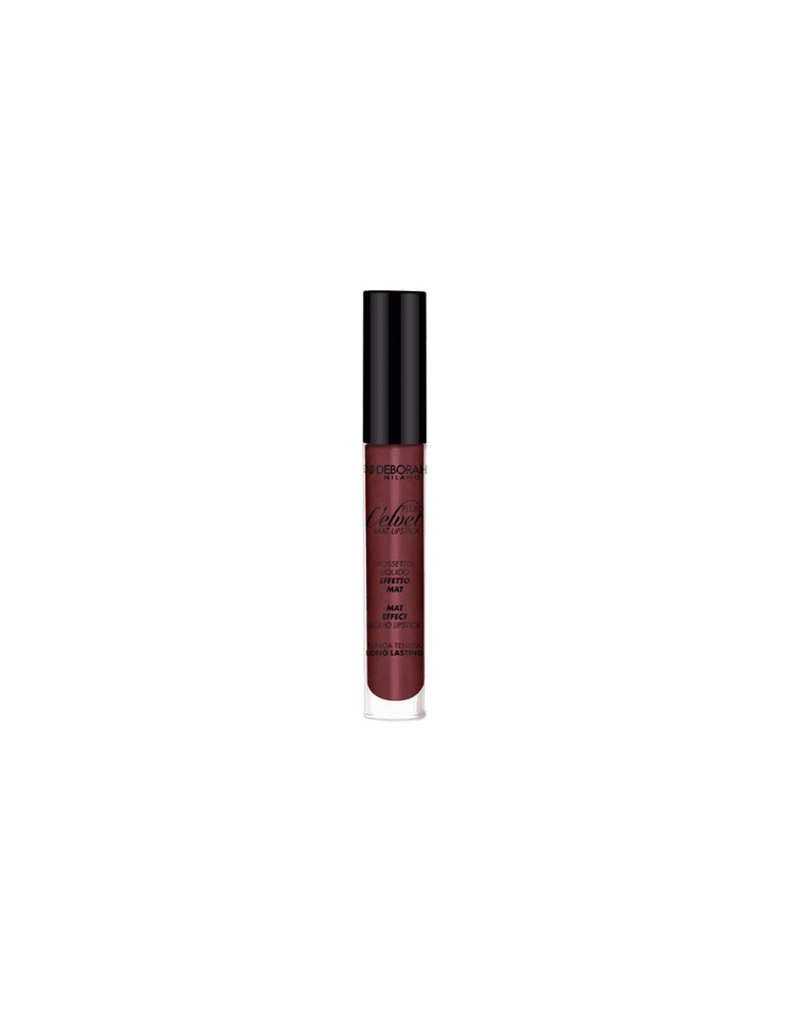 deborah, fluid velvet, matte, liquid lipstick, 52, plum, 4.5 g deborah, fluid velvet, matte, liquid lipstick, 52, plum, 4.5 g
