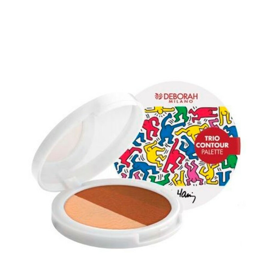 deborah, trio contour, contouring palette, keith haring, 13 g deborah, trio contour, contouring palette, keith haring, 13 g