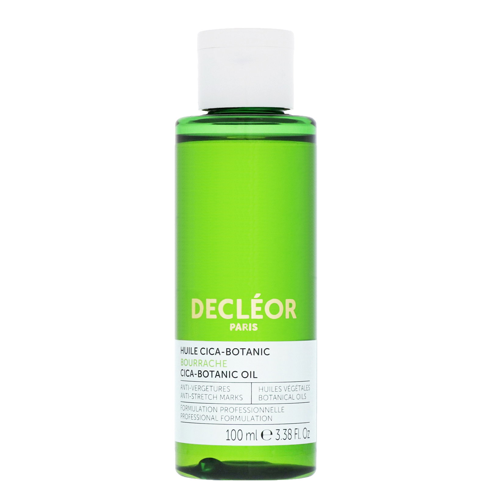 decleor, cica botanic bourrache, essential oils, anti stretch marks, body oil, morning & evening, 100 ml decleor, cica botanic bourrache, essential oils, anti stretch marks, body oil, morning & evening, 100 ml