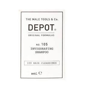 depot, 100 hair cleansing no. 105, multivitamin complex, hair shampoo, anti hair loss, 10 ml