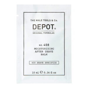 depot, 400 shave specifics no. 408, classic cologne, moisturizing, after shave balm, 10 ml