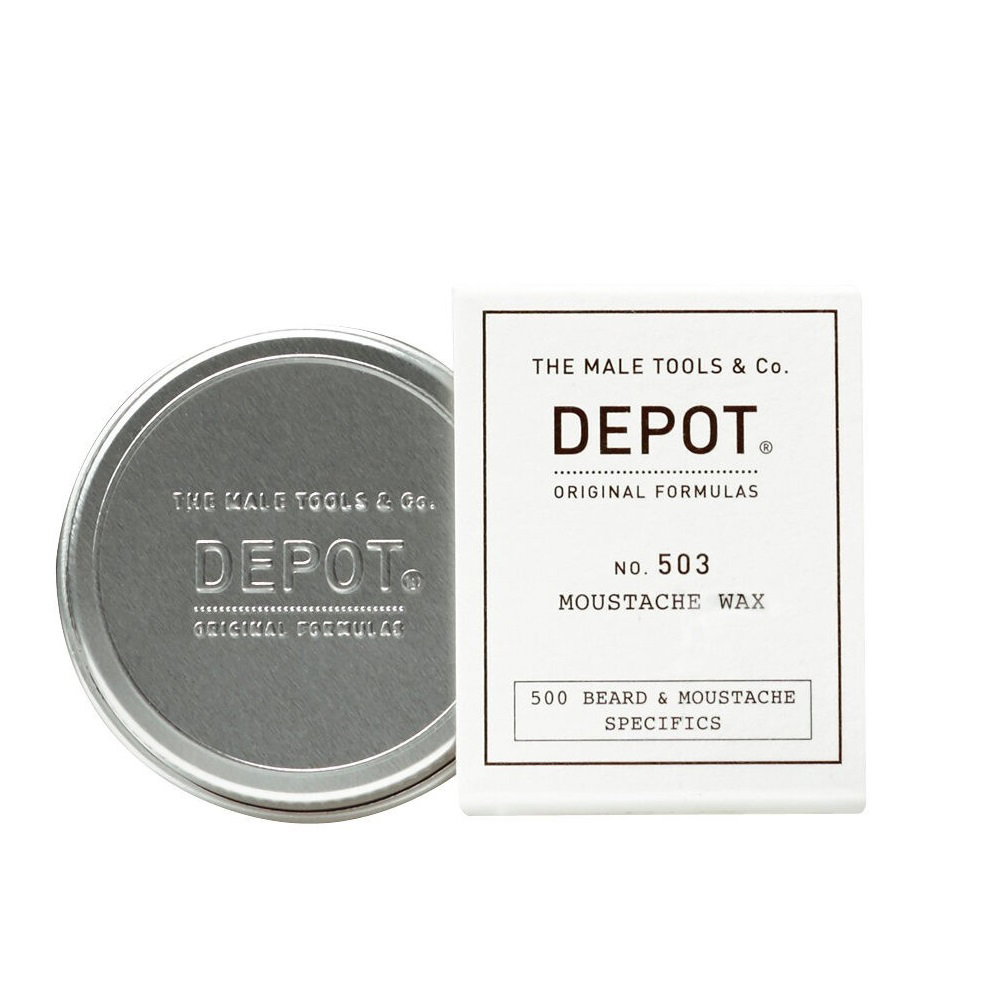 depot, 500 beard & mustache specifics no. 503, jojoba oil, moustache wax, for styling, 30 ml depot, 500 beard & mustache specifics no. 503, jojoba oil, moustache wax, for styling, 30 ml