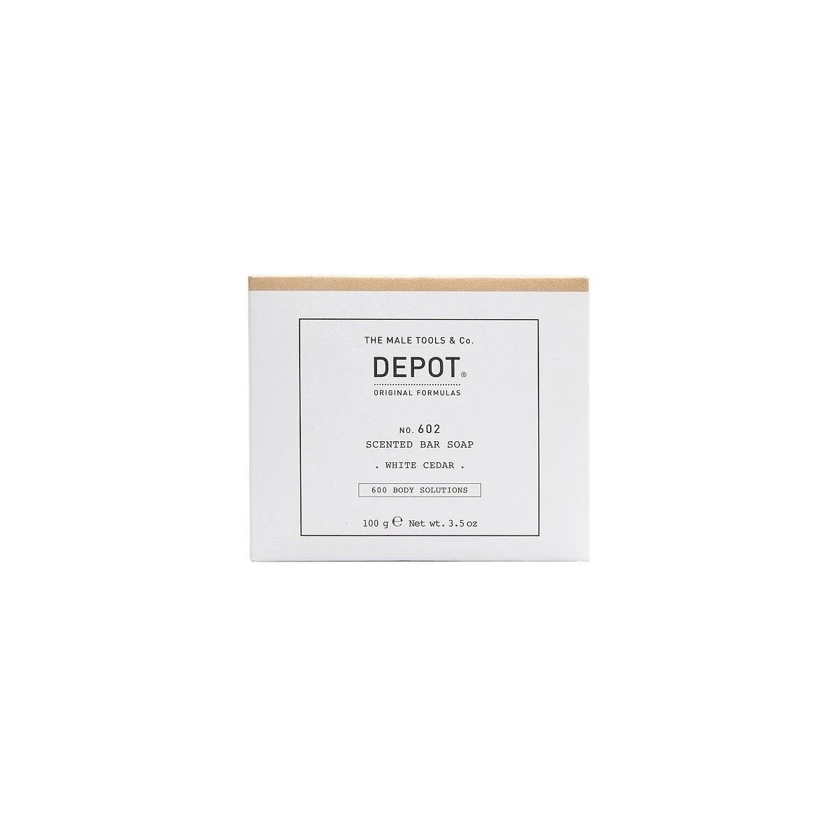 depot, 600 body solutions no. 602, botanical complex, cleansing, white cedar, scented soap bar , 100 g depot, 600 body solutions no. 602, botanical complex, cleansing, white cedar, scented soap bar , 100 g
