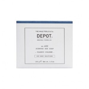 depot, 600 body solutions no. 602, botanical complex, cleansing, classic cologne, scented soap bar , floral notes, 100 g