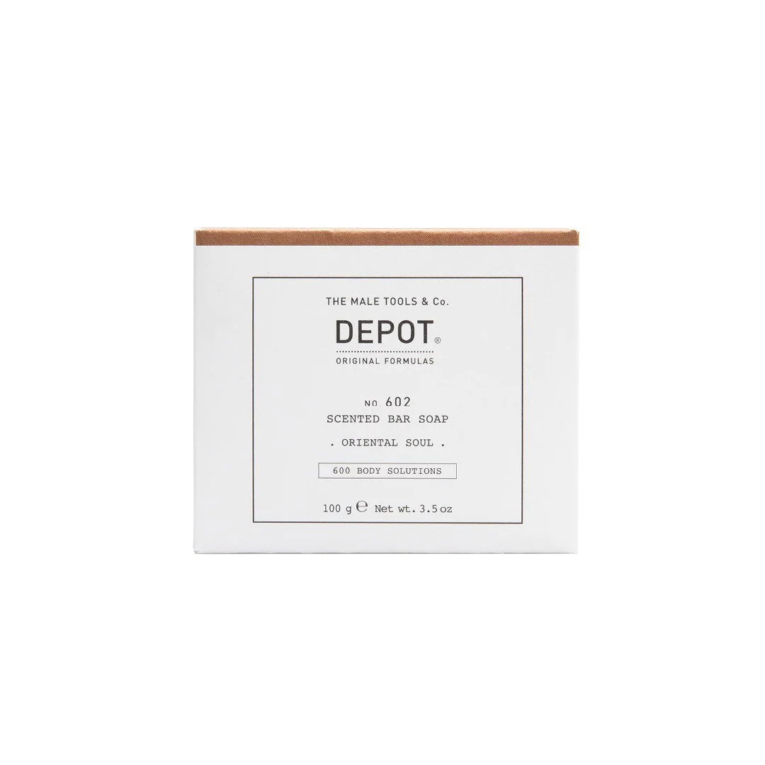 depot, 600 body solutions no. 602, botanical complex, cleansing, oriental soul, scented soap bar , 100 g depot, 600 body solutions no. 602, botanical complex, cleansing, oriental soul, scented soap bar , 100 g