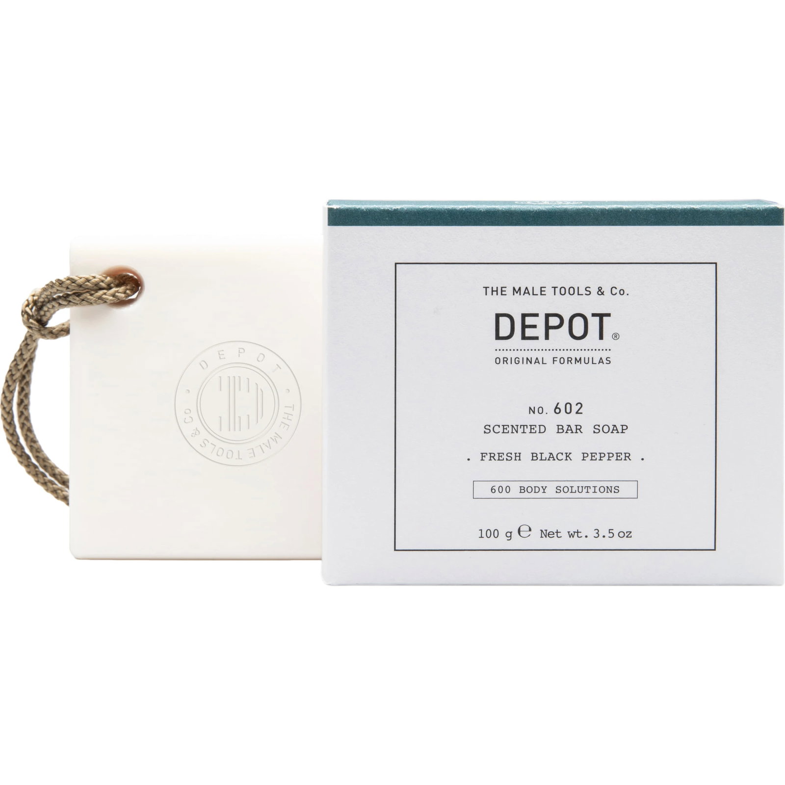 depot, 600 body solutions no. 602, botanical complex, cleansing, fresh black pepper, scented soap bar , spicy notes, 100 g depot, 600 body solutions no. 602, botanical complex, cleansing, fresh black pepper, scented soap bar , spicy notes, 100 g