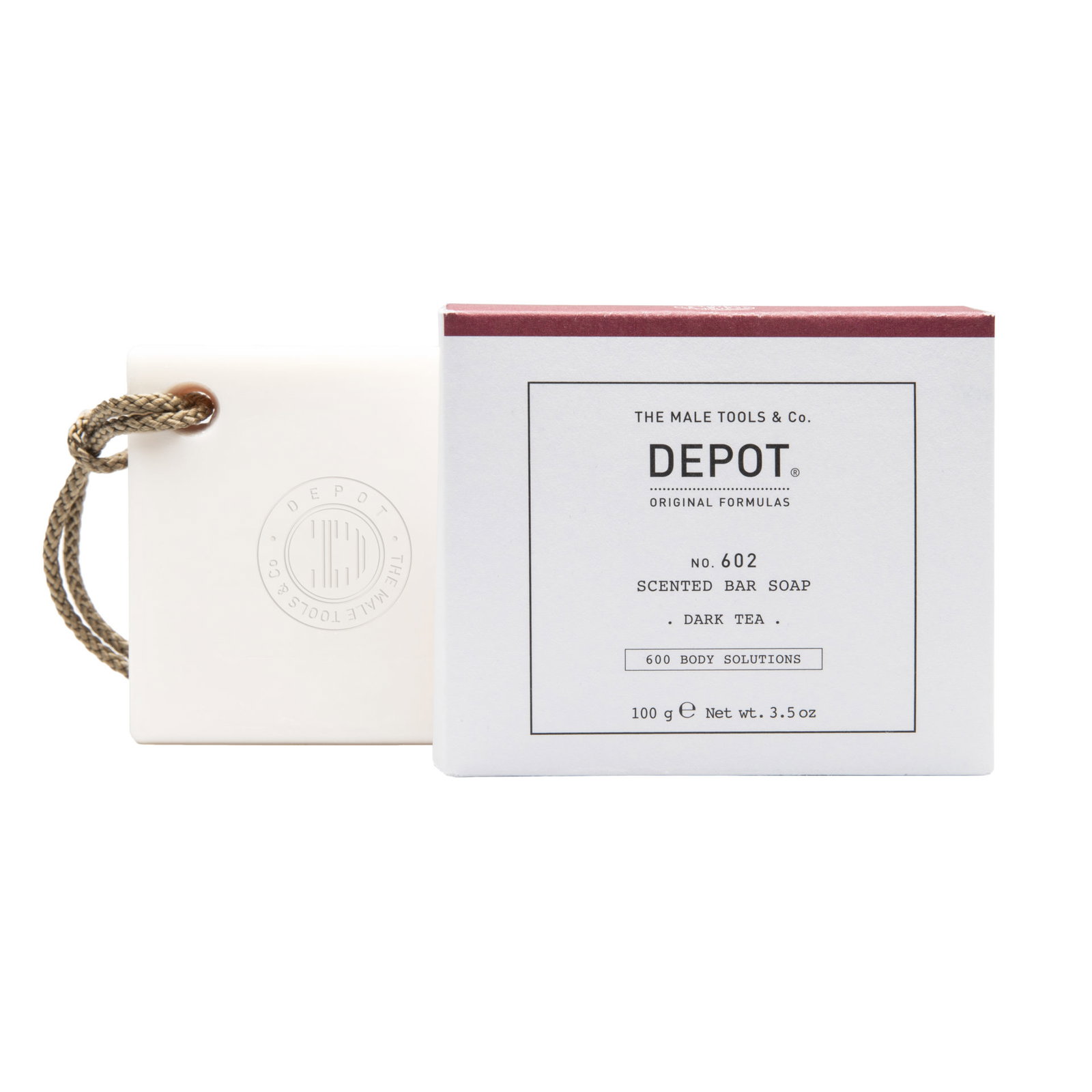 depot, 600 body solutions no. 602, botanical complex, cleansing, dark tea, scented soap bar , aromatic notes, 100 g depot, 600 body solutions no. 602, botanical complex, cleansing, dark tea, scented soap bar , aromatic notes, 100 g