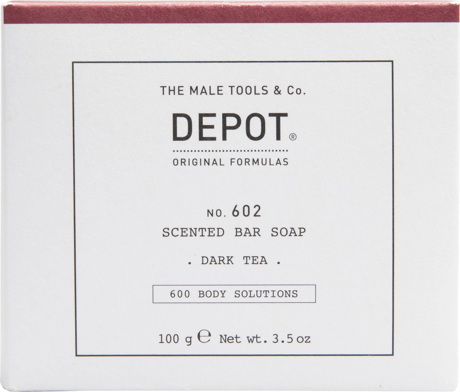 depot, 600 body solutions no. 602, botanical complex, cleansing, dark tea, scented soap bar , aromatic notes, 100 g depot, 600 body solutions no. 602, botanical complex, cleansing, dark tea, scented soap bar , aromatic notes, 100 g