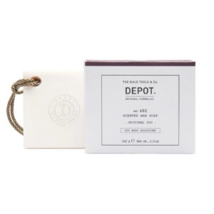 depot, 600 body solutions no. 602, botanical complex, cleansing, original oud, scented soap bar , 100 g