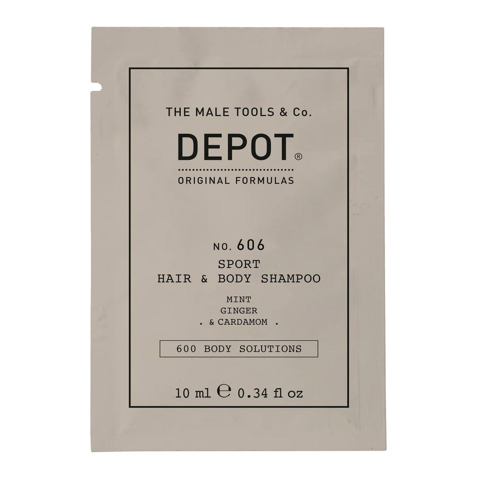 depot, 600 body solutions no. 606, shower gel & shampoo 2 in 1, botanical complex, 10 ml depot, 600 body solutions no. 606, shower gel & shampoo 2 in 1, botanical complex, 10 ml