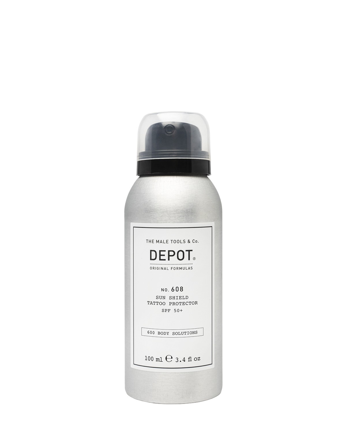 depot, 600 body solutions no. 608, sun protection, sunscreen spray, spf 50+, 100 ml depot, 600 body solutions no. 608, sun protection, sunscreen spray, spf 50+, 100 ml