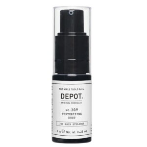 depot, 300 hair stylings no. 309, glycerin, hair styling powder, texturizing & volumizing, soft hold, 7 g