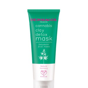 dermacol, cannabis, detoxifying, clay mask, 100 ml