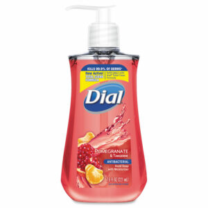 dial, antibacterial, pomegranate & tangerine, liquid soap, for hands, 221 ml