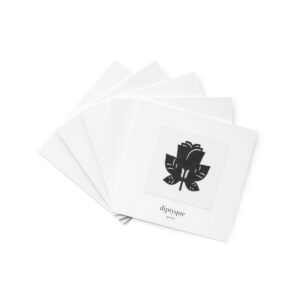 set, diptyque, eau rose patch de parfum, body stickers, perfumed, floral, for skin, black, 5 pcs