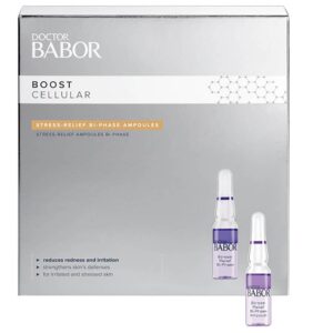 set, doctor babor, boost cellular, vitamin e, soothing anti redness, serum, for face, 14 pcs, 1 ml