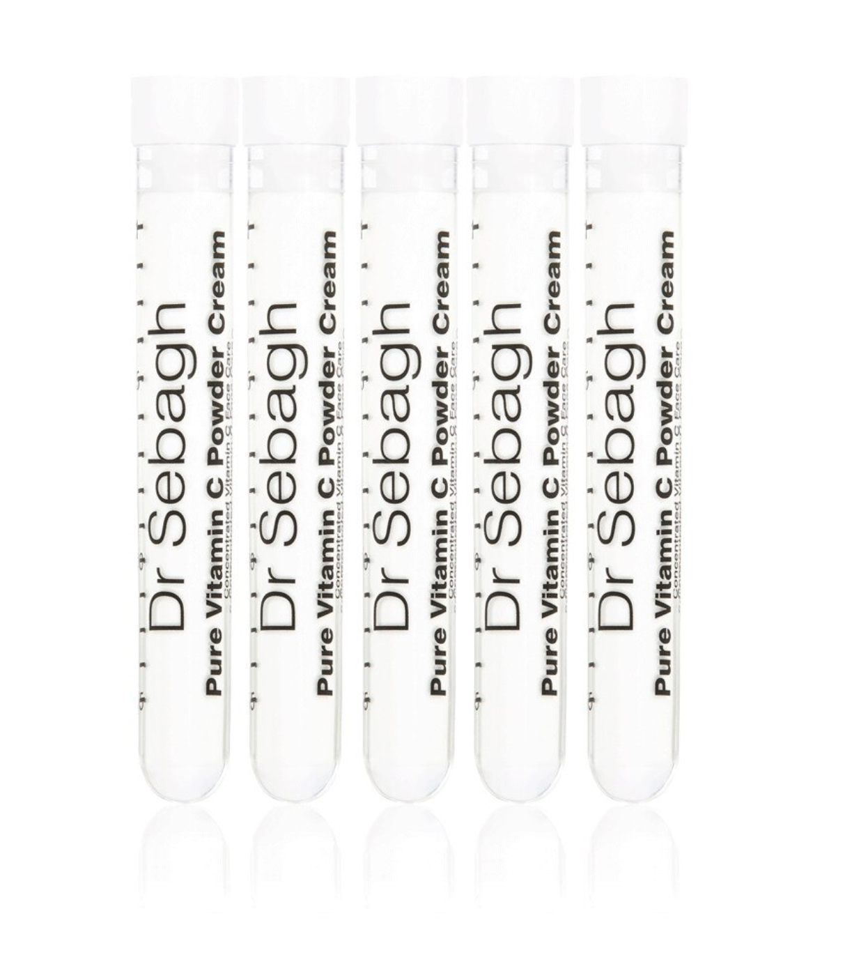 set, dr sebagh, pure vitamin c powder cream, revitalising, cream, for face, 5 pcs, 1.95 g set, dr sebagh, pure vitamin c powder cream, revitalising, cream, for face, 5 pcs, 1.95 g