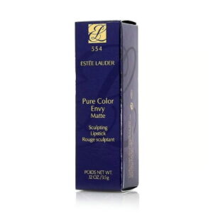 estee lauder, pure color envy matte, cream lipstick, 554, deep secret, 3.5 g