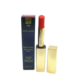 estee lauder, pure color illuminating, cream lipstick, 916, party, 1.8 g
