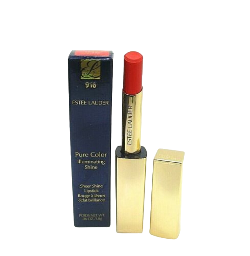 estee lauder, pure color illuminating, cream lipstick, 916, party, 1.8 g estee lauder, pure color illuminating, cream lipstick, 916, party, 1.8 g