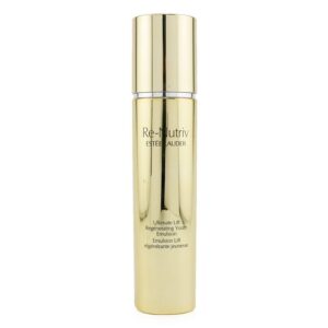 estee lauder, re nutriv ultimate lift regenerating youth, himalayan gentian extract, hydrated & radiant, morning & night, emulsion, for face, 75 ml