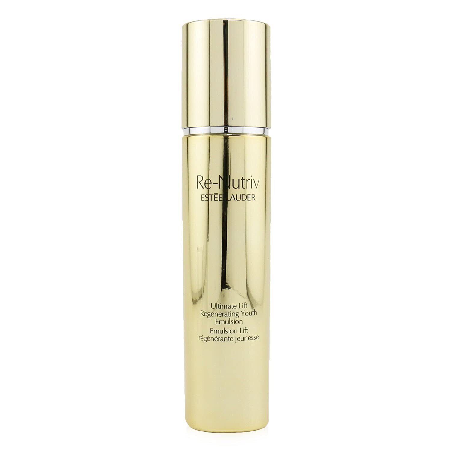 estee lauder, re nutriv ultimate lift regenerating youth, himalayan gentian extract, hydrated & radiant, morning & night, emulsion, for face, 75 ml estee lauder, re nutriv ultimate lift regenerating youth, himalayan gentian extract, hydrated & radiant, morning & night, emulsion, for face, 75 ml