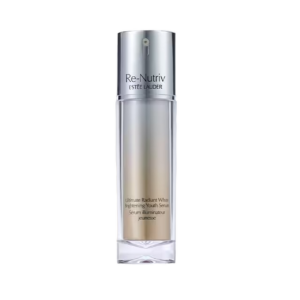 estee lauder, re nutriv ultimate radiant white brightening youth, white tuberose extract, hydrates/nourishes/strengthens & shine, day, serum, for face, 30 ml