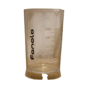 fanola, measuring plastic jug, clear