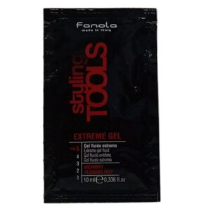 fanola, styling tools extreme, hair styling gel, for styling, strong hold, 10 ml *sample