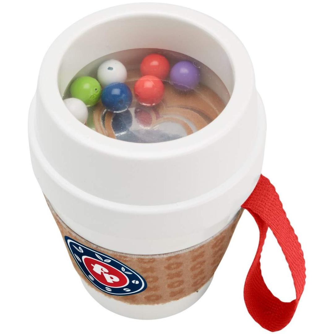 fisher price, coffee cup, rattles with teething toy 2 in 1 , unisex, 3+ months fisher price, coffee cup, rattles with teething toy 2 in 1 , unisex, 3+ months