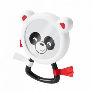fisher price, peek and play, play mirror with hands on activities, rattles with teething toy 2 in 1 , unisex, 3+ months