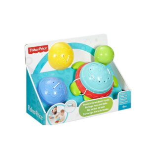 fisher price, stack & strain, bath turtle, unisex, 6+ months