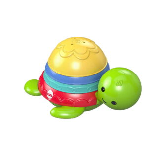 fisher price, stack & strain, bath turtle, unisex, 6+ months