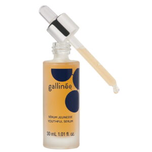 gallinee, microbiome skincare, prebiotics & probiotics & postbiotics, anti ageing, serum, for face, 30 ml