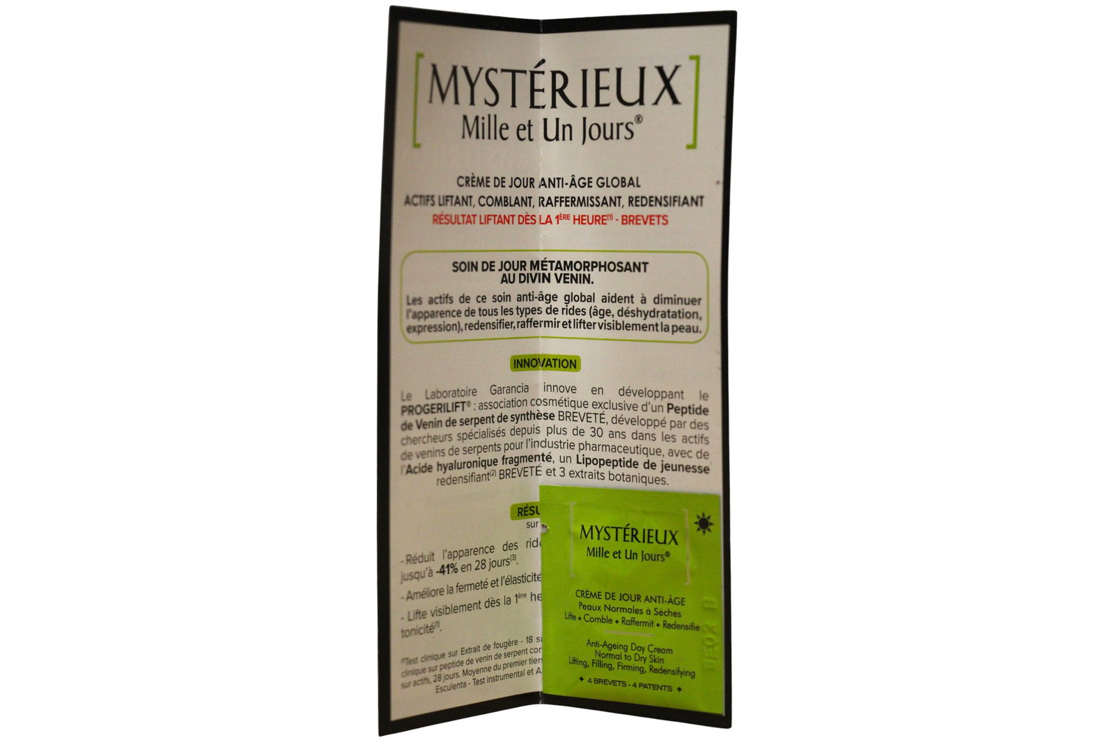 garancia, mysterieux mille et un jours, anti ageing, day, cream, for face, 1 ml *sample garancia, mysterieux mille et un jours, anti ageing, day, cream, for face, 1 ml *sample