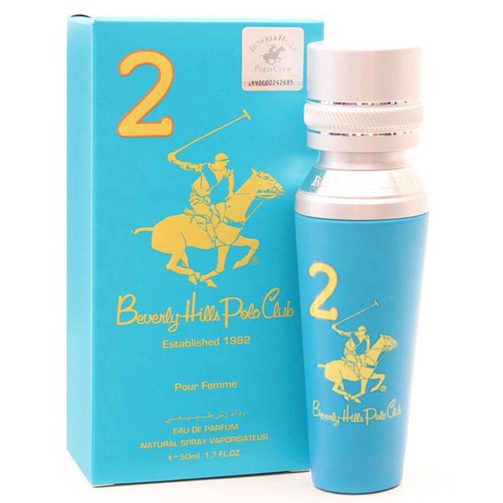 beverly hills polo club, no. 2, eau de parfum, for women, 50 ml beverly hills polo club, no. 2, eau de parfum, for women, 50 ml