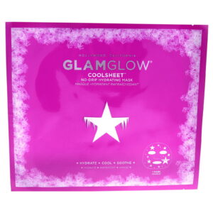 glamglow, no drip, hydrating, sheet mask, for face g